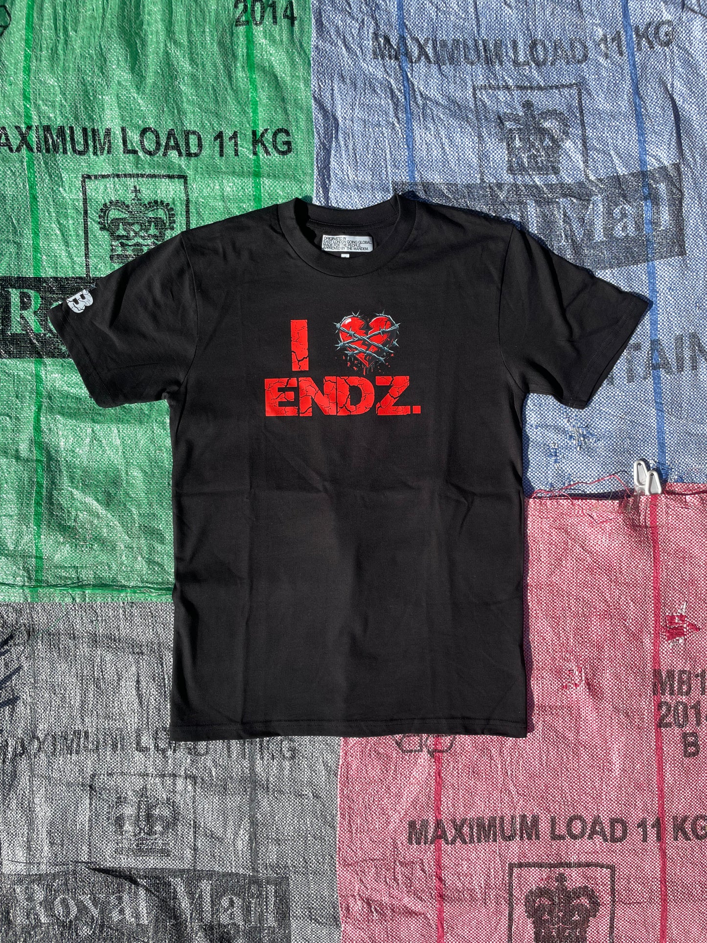 I ๐ Endz. T-shirt - Black