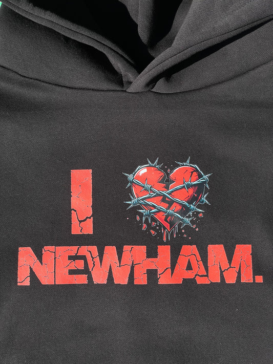 I 💔 Newham. Tracksuit - Black