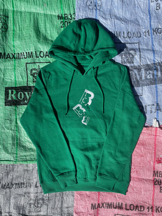 Green triple b.B hoodie